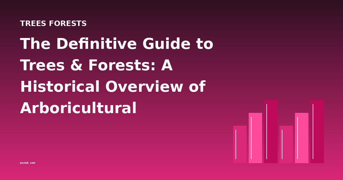 The Definitive Guide to Trees & Forests: A Historical Overview of Arboricultural Literature