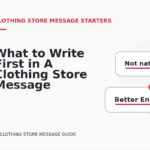 What to Write First in A Clothing Store Message