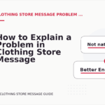 How to Explain a Problem in Clothing Store Message English