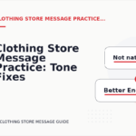 Clothing Store Message Practice: Tone Fixes for Real Situations