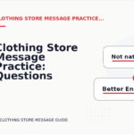 Clothing Store Message Practice: Questions and Answers