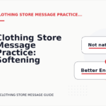 Clothing Store Message Practice: Softening Direct Sentences